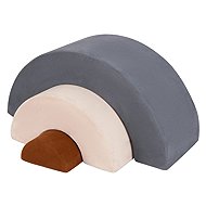 Costway Foam Building Blocks 3 pcs, grey - Balance Game