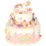 KIK KX3048 Birthday cake with accessories, light and sound, pink, 16 pcs - Ready Meal