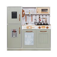 Derrson W5366 Interactive Wooden Kitchen Mint Green - Play Kitchen