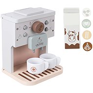 Kruzzel 26512 Wooden coffee machine with accessories - Toy Appliance