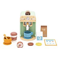 Derrson W5367 Wooden Coffee Machine Mint Cappuccino & Latte - Play Kitchen