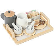 Kruzzel 26543 Wooden tea set, 16 pieces - Toy Kitchen Utensils
