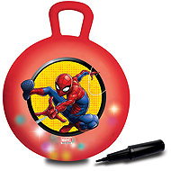 Lexibook Inflatable bouncy ball with light effects Spider-Man 45 cm, red - Hopper Ball