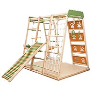 Piccolino Montessori playground 6in1 colour with ramp, hanging elements and mattress PREMIUM - Children's Playset