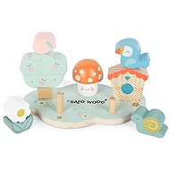 Saro Baby Wooden stacking garden - Baby Toy