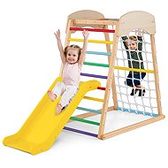 Costway Montessori indoor playground with slide, multicoloured - Children's Playset