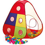 VOG Playing tent with targets and balls 100 pcs - Tent for Children