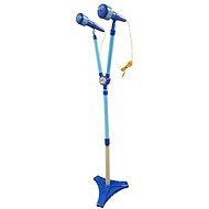 Leventi Double microphone with stand, blue - Musical Toy
