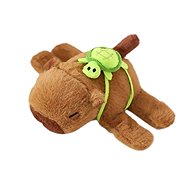 Leventi Plush capybara with backpack on her back - bracelet - Soft Toy