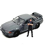 Mini GT Nissan SKYLINE GT-R (R32) NISMO WITH TSUGIO MATSUDA 1992, 1:64 - Metal Model