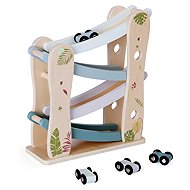 Derrson Jungle Boy Wooden Race Track with 4 Cars - Slot Car Track