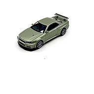 Mini GT Nissan SKYLINE GT-R (R34) V- SPEC II NÜR, gold 1:64 - Metal Model