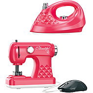 Bavytoy Sewing machine and iron, pink set - Sewing for Kids