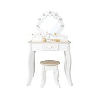 Derrson Toilet table Luxury luminous, white - Kids' Vanity