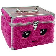 Excellent Plush make-up case, dark pink animal - Kids’ Makeup Case