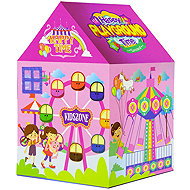 LEAN Toys 10520 Children's amusement park tent 123 × 82 cm, pink - Tent for Children