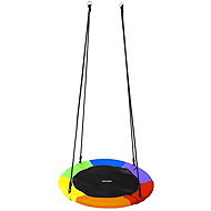 Kruzzel 25285 Rocking circle 100 cm, rainbow - Swing