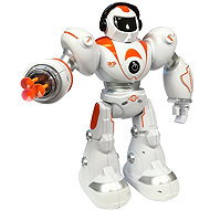 LEAN Toys 4261 Interactive RC robot with projectiles, orange - Robot
