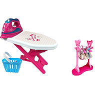 LEAN Toys 4847 Children's ironing board with iron, pink - Toy Appliance
