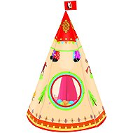 LEAN Toys 15246 Indian Teepee Tent for children 160 × 105 cm, cream - Tent for Children