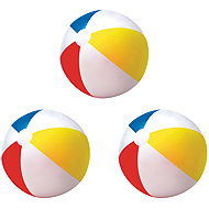 Intex Inflatable beach/rainbow ball, 51 cm, 3 pcs - Inflatable Toy