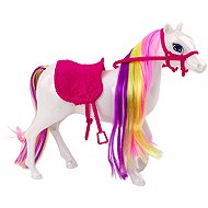 LEAN Toys 18209 Horse figure - white horse to groom with saddle - Figure