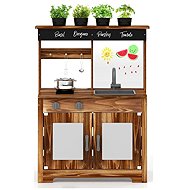 Costway Children's outdoor kitchen with herb bed - Play Kitchen