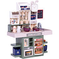 MultiStore 42T-3 Children's kitchen with sounds, LED lights and steam generator, 35 accessories - Play Kitchen