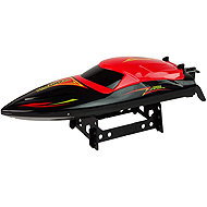 LEAN Toys 15355 Remote control motorboat R/C 2.4GHz, red - RC Ship