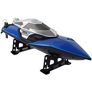LEAN Toys 16350 Remote control RC motorboat with effects, blue - RC Ship