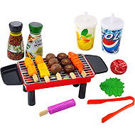 LEAN Toys 18139 Children's barbecue set with accessories, 40 pieces - Toy Kitchen Utensils