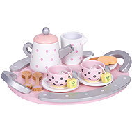 ECOTOYS W10D824 Wooden tea set 15 pcs - Toy Kitchen Utensils