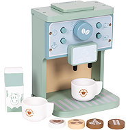 ECOTOYS TL645001 Wooden coffee maker for kids, barista set, 8 pieces - Toy Appliance