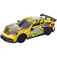 LEAN Toys 23073 RC drift car, backlit body, yellow - Remote Control Car