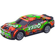 LEAN Toys 23062 RC racing car 27 MHz, luminous body, orange-green - Remote Control Car