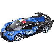 LEAN Toys 19626 Remote controlled RC police car in 1:12 scale, blue - Remote Control Car