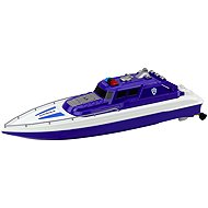 LEAN Toys 22944 RC police speedboat 1:28, blue - RC Ship