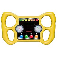 SwingKing Racing steering wheel, yellow - Toy Steering Wheel