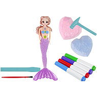 LEAN Toys 13450 Creative DIY Mermaid Treasures and Excavations Kit, purple - Experiment Kit