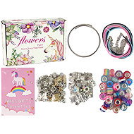 LEAN Toys 14866 DIY bracelet kit 90 beads - Jewellery Making Set