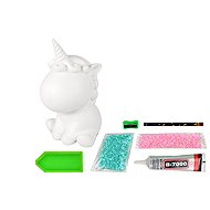 LEAN Toys 15626 Sada na výrobu diamantového jednorožce DIY, modrý - Craft for Kids