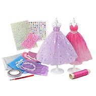 LEAN Toys 17066 Kreativní výtvarná sada na tvorbu šatů pro panenky - Creative Kit