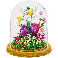 LEAN Toys 19743 Flowers in glass, 487 pieces - Building Set