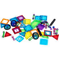 MULTISTORE HC397265 Magnetic blocks house and car, 48 pieces - Building Kit Accessory