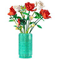 LEAN Toys 23693 Roses in a vase, construction kit, 1022 pieces - Building Set