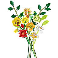 LEAN Toys 23709 Bouquet of colourful flowers 827 pieces - Building Set