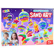 LEAN Toys 23138 DIY Magic Sand Creative Set - Glowing Sand - Kinetic Sand