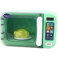 LEAN Toys 24424 Children's microwave oven, green - Toy Appliance