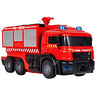 LEAN Toys 27911 RC fire truck/robot 2 in 1 - lights, sounds, water - Remote Control Car