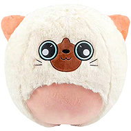 LEAN Toys 28662 Plush Bouncing Ball Kitten BigCutePet, 50 cm, white - Soft Toy